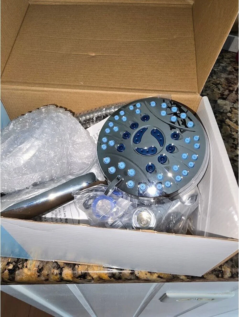 AquaCare Luxury Handheld Shower Head 8-Mode Power Wash